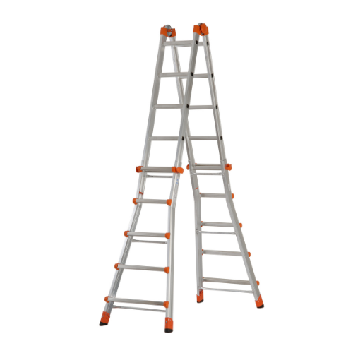 סולם טלסקופי מקצועי 4X5 שלבים תוצרת GIERRE SCALE איטליה