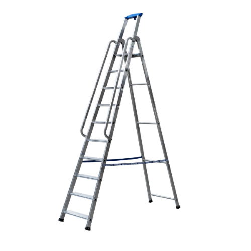 סולם שירות מקצועי למחסנים 10 שלבים תוצרת GIERRE SCALE איטליה