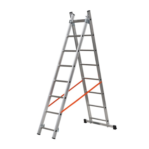 סולם דו צדדי שחיל מקצועי 2X7 שלבים תוצרת GIERRE SCALE  איטליה